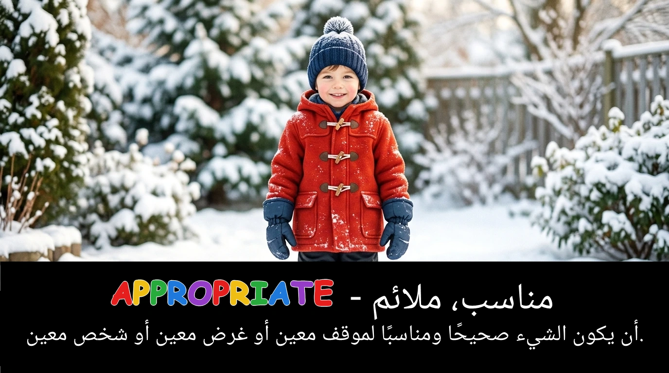 Arabic Illustration for appropriate